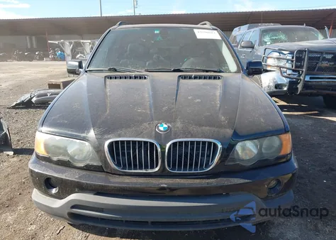 2002 BMW X5 3.0I z USA, uszkodzony, nr VIN 5UXFA53512LP43875